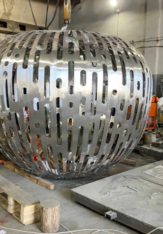 Массивные стальные заготовки вырезанные газо-пламенным методом для металлоконструкций