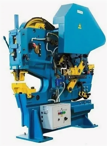 Прессножницы для резки арматуры и сортового металлопроката в работе