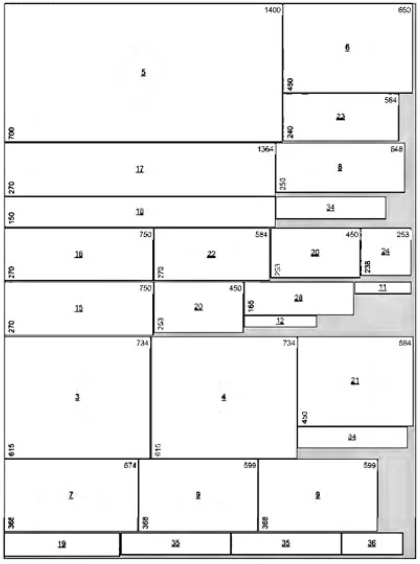 Карта раскроя металла