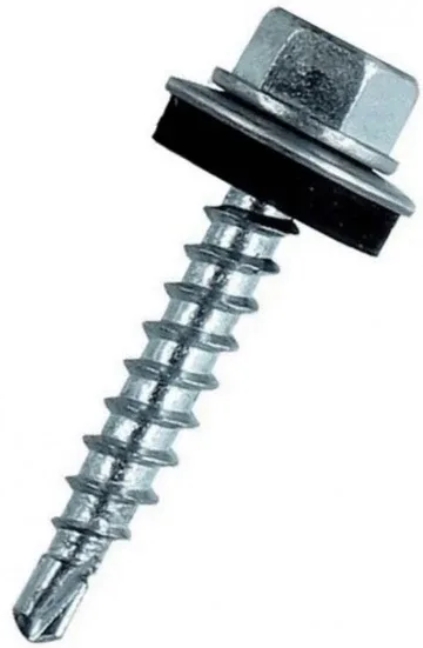 Крепление оцинкованного листа саморезами к обрешётке крыши