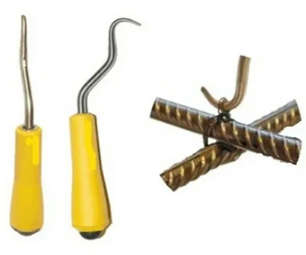 Инструменты для вязки проволоки крючок пистолет и техника узла