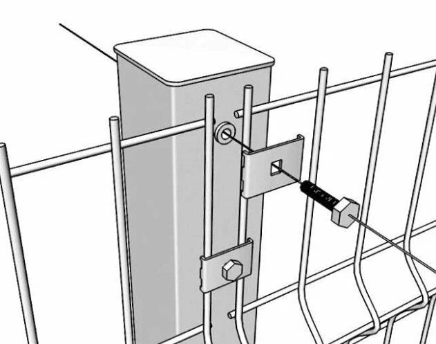 Правильный монтаж сварной сетки и крепление к каркасу