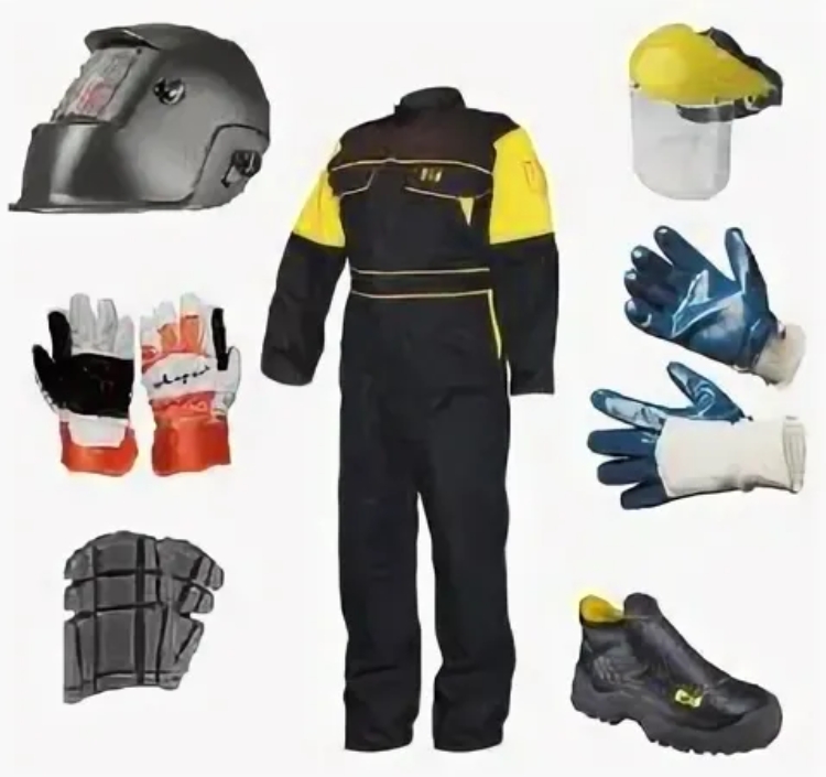 Полный комплект зимней защитной экипировки для работы с металлом