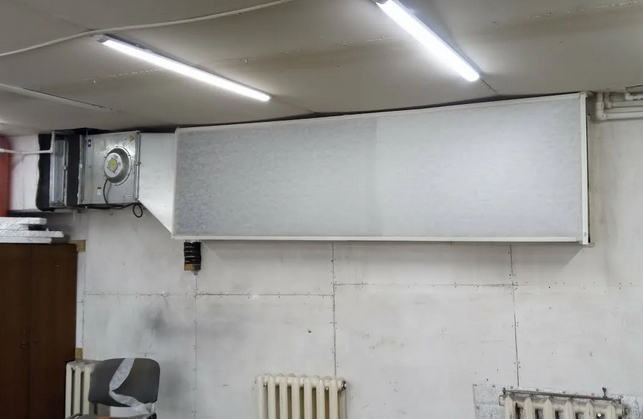 Организация безопасного рабочего места в гараже зимой с обогревом и вентиляцией